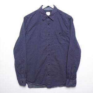 Gap Blue Striped Button Down Shirt Long Sleeve Size‎ Medium